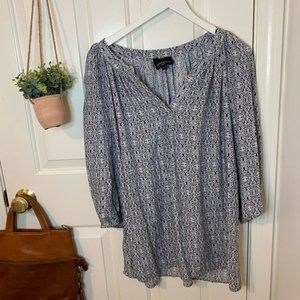 Cynthia Rowley 3/4 Sleeve Blouse Plus Sz 1X